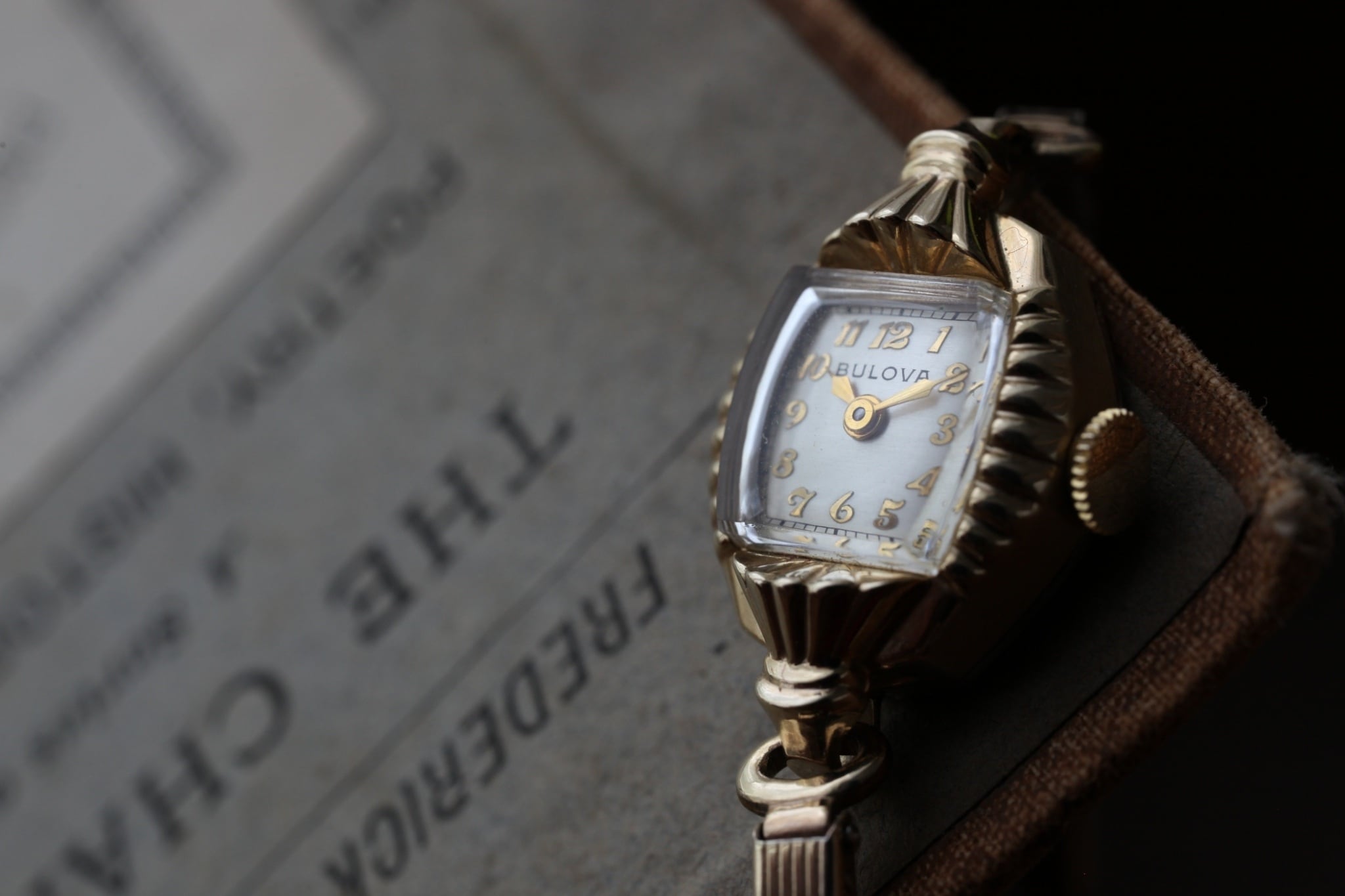 BULOVA】 1950's アール・デコ レディースウォッチ 手巻き アメリカン