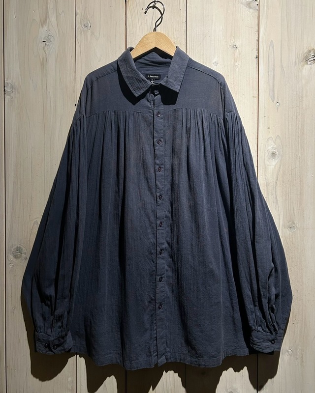【a.k.a.C.a.k.a vintage】“The J. Peterman Company” Gather Design Vintage L/S Shirt