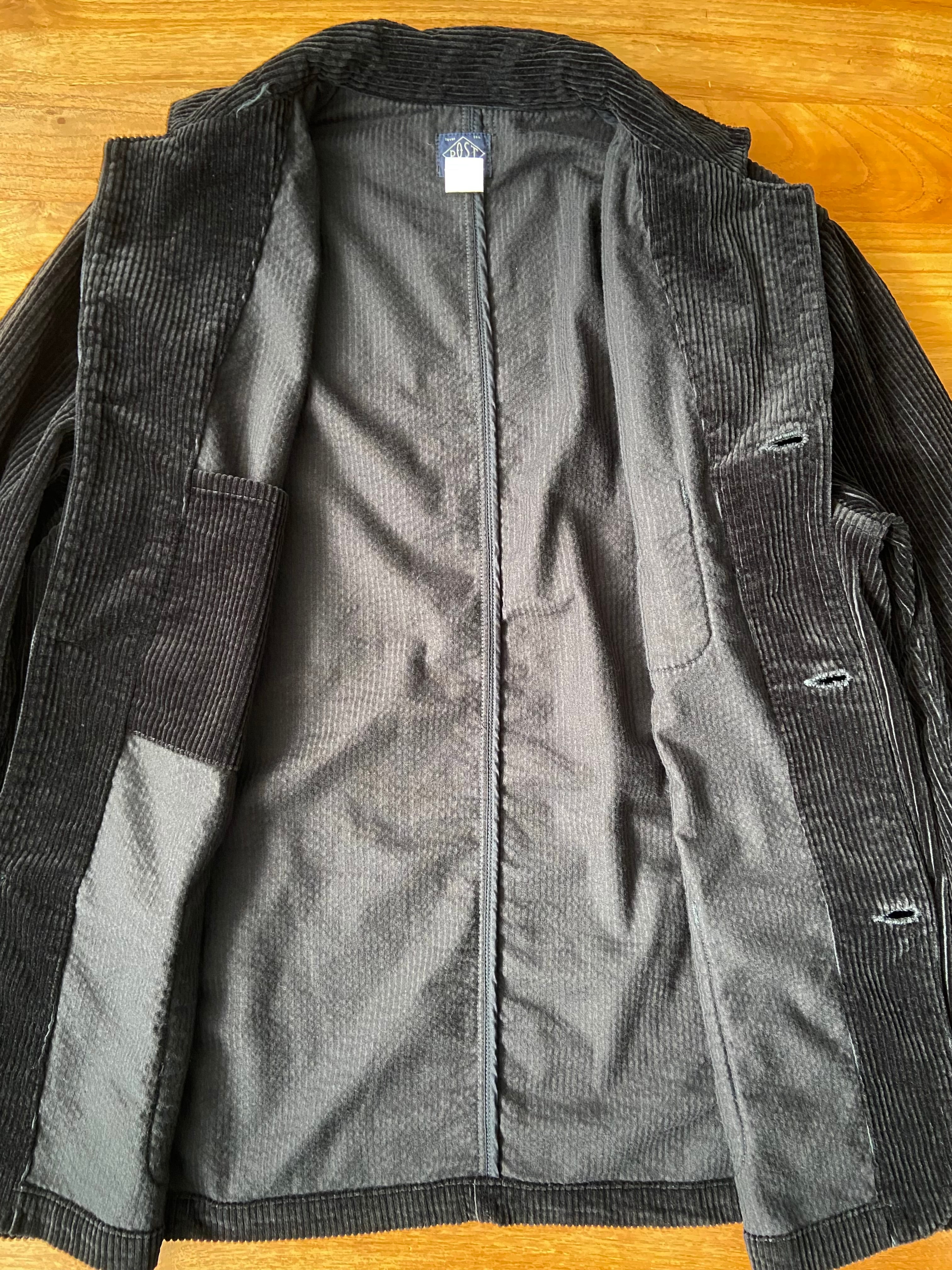 POST O'ALLS / 3116 / OK RIDER 4 / widewale cords - black | DEXIM