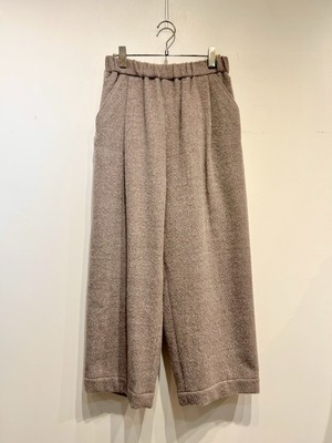 MANON シャギーウール イージーワイドパンツ