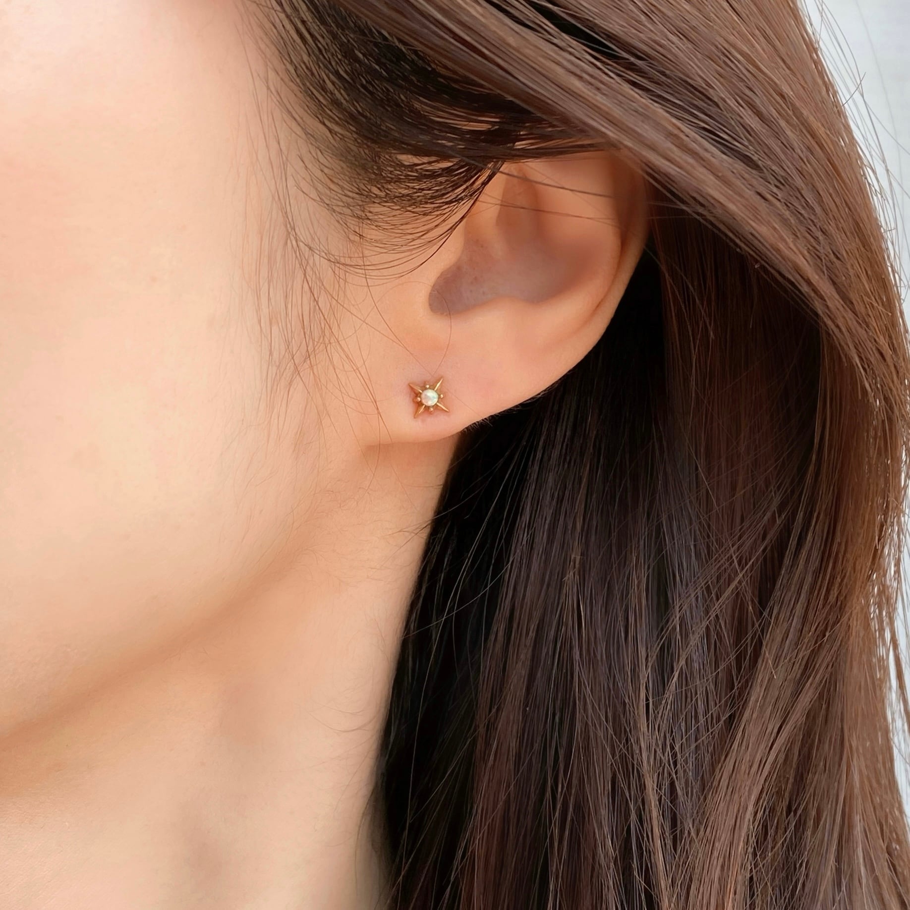 ミニ アンティーク オパール ピアス MP603 | emu