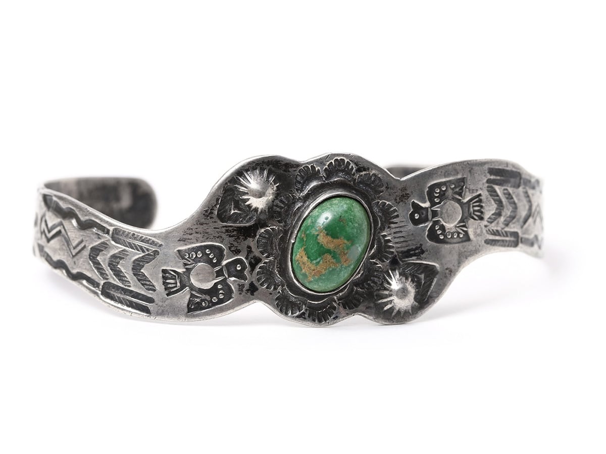 NAVAJO ナバホ 1930's~ Vintage Navajo Snakes Bangle シルバー