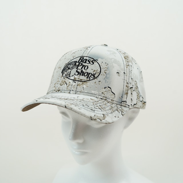 BASS PRO SHOPS /  Embroidered Cotton CAP / White Camo