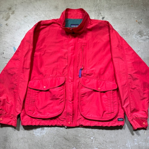 80's patagonia Baggies Jacket パタゴニア バギーズジャケット 初期 89年 53580 レッド フェード ®マーク Mサイズ USA製 希少 ヴィンテージ BA-2482 RM2901H