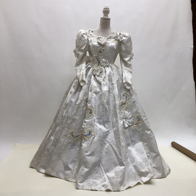中古 ウェディングドレス プリンセス ホワイト 11号 W-336