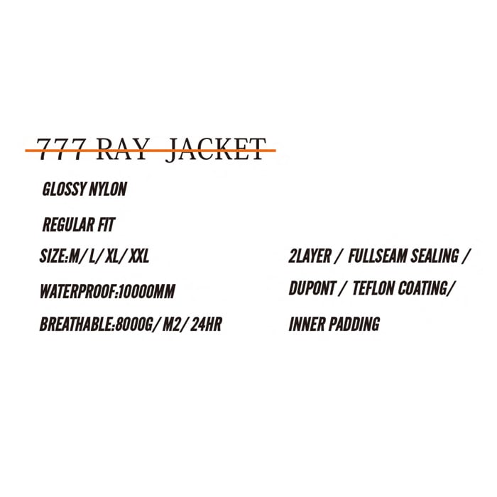 NOMADIK 『 777 RAY JACKET 』 24-25 スノーボード ウェア NOMADIK 『 777 RAY JACKET 』 24-25 スノーボード ウェア