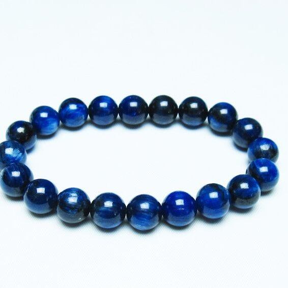 カイヤナイト ブレスレット 10mm 一点物 メール便可 [M便 1/10] 111-48061
