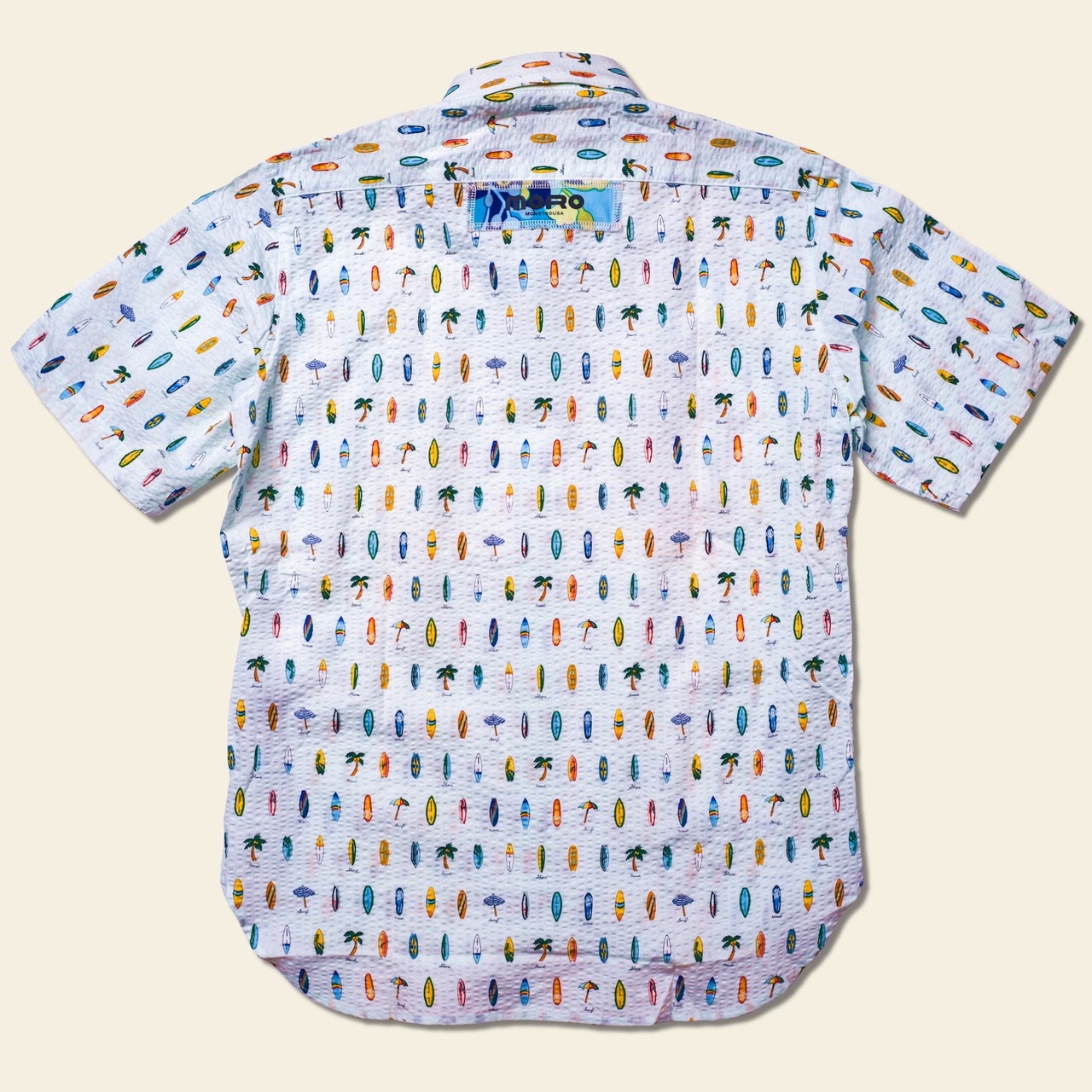 【一点物】ULTRA Embroidery Nubby Shirts "Woo"