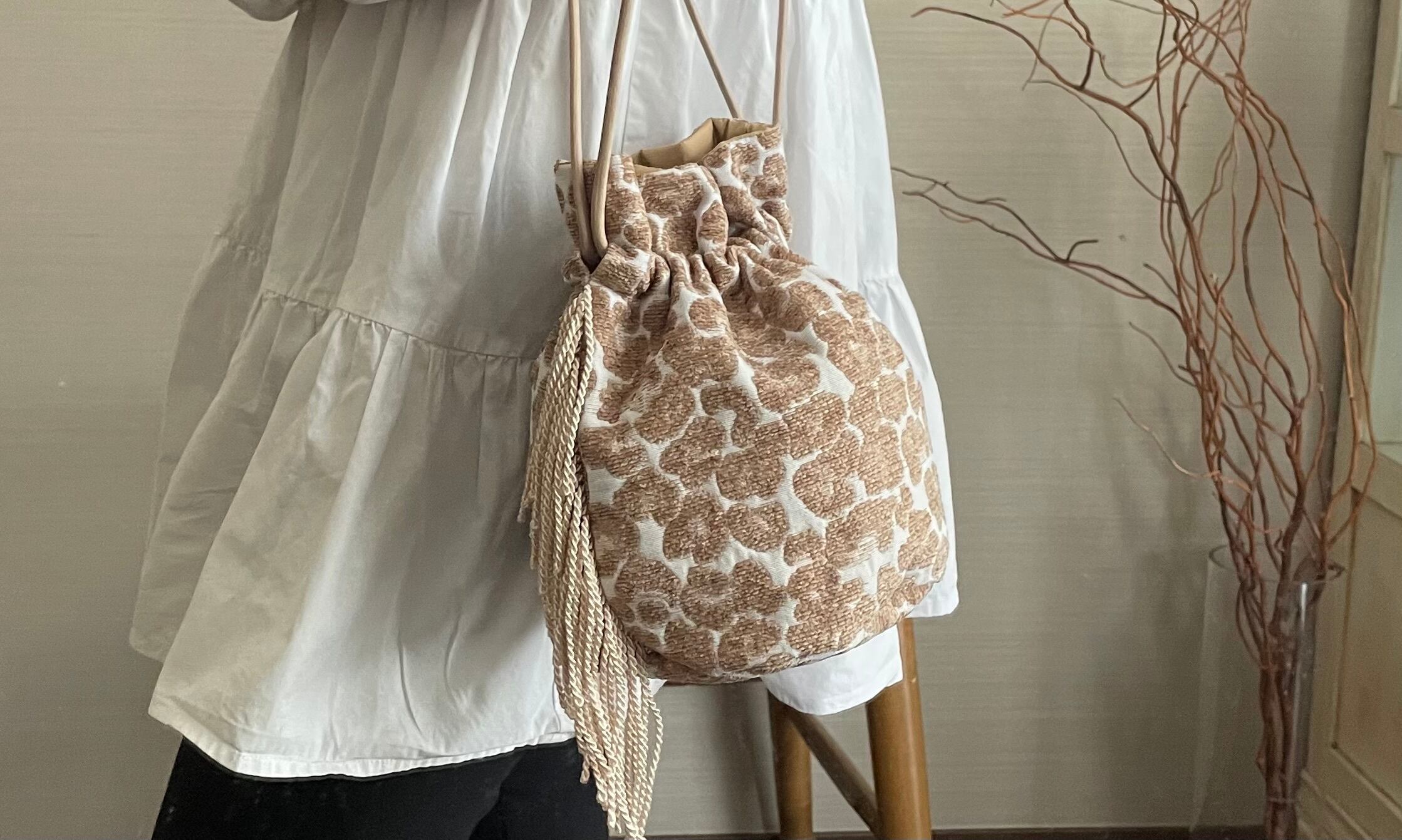 ☆leopard巾着バック☆ KNOT-Ti 巾着バッグ（Leopard）｜KEITAMARUYAMA OFFICIAL ONLINE