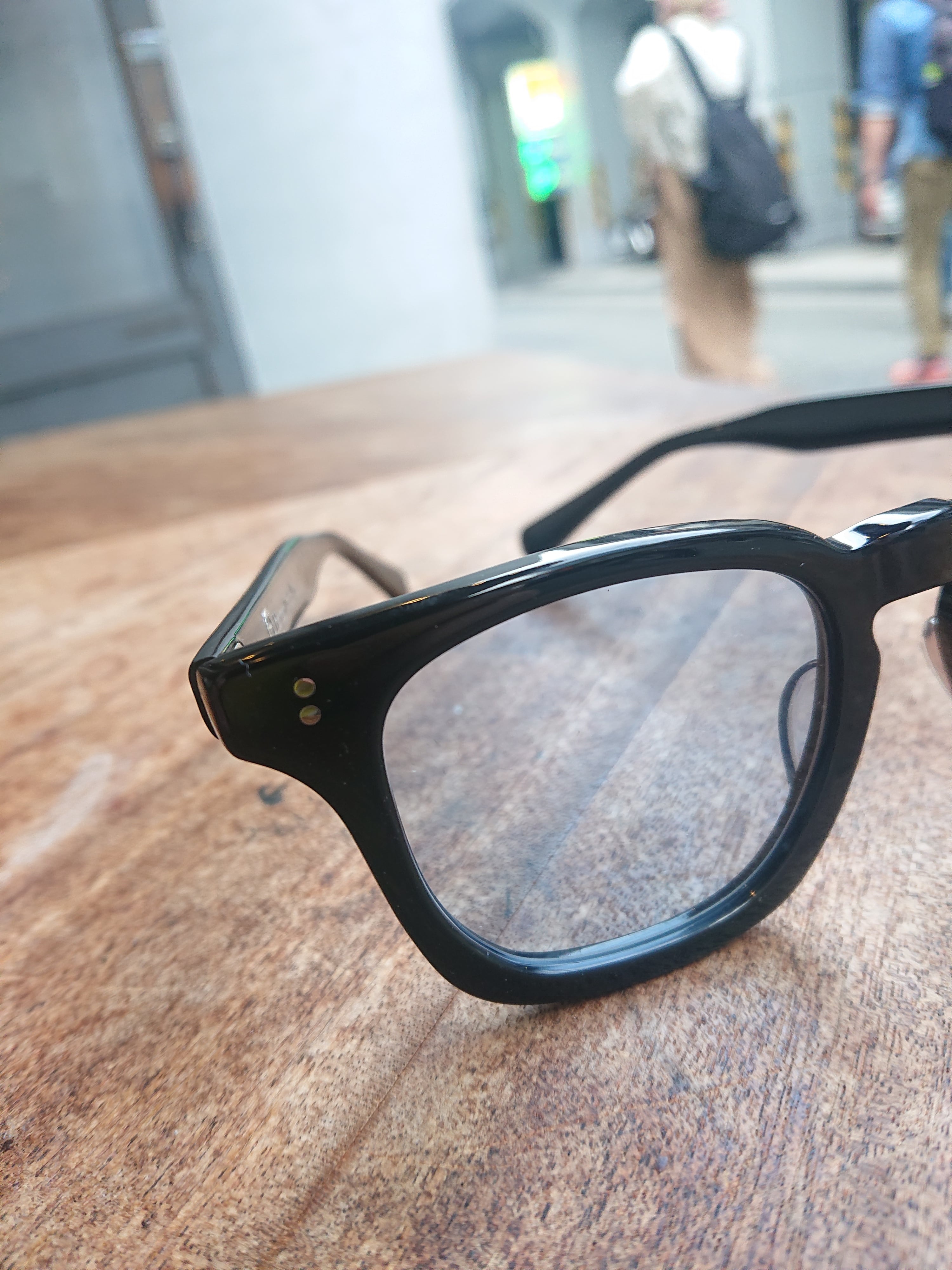 Harman Optical Co.“LEON” Black × Blue | BOW & ARROW WEB STORE