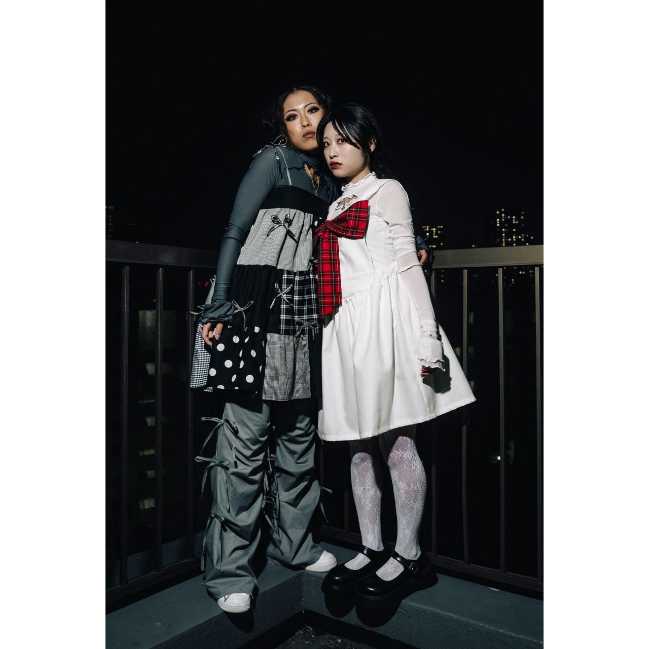 Patchwork Tiered Ribbon Onepiece | HEENIE HEENIE 公式オンラインストア