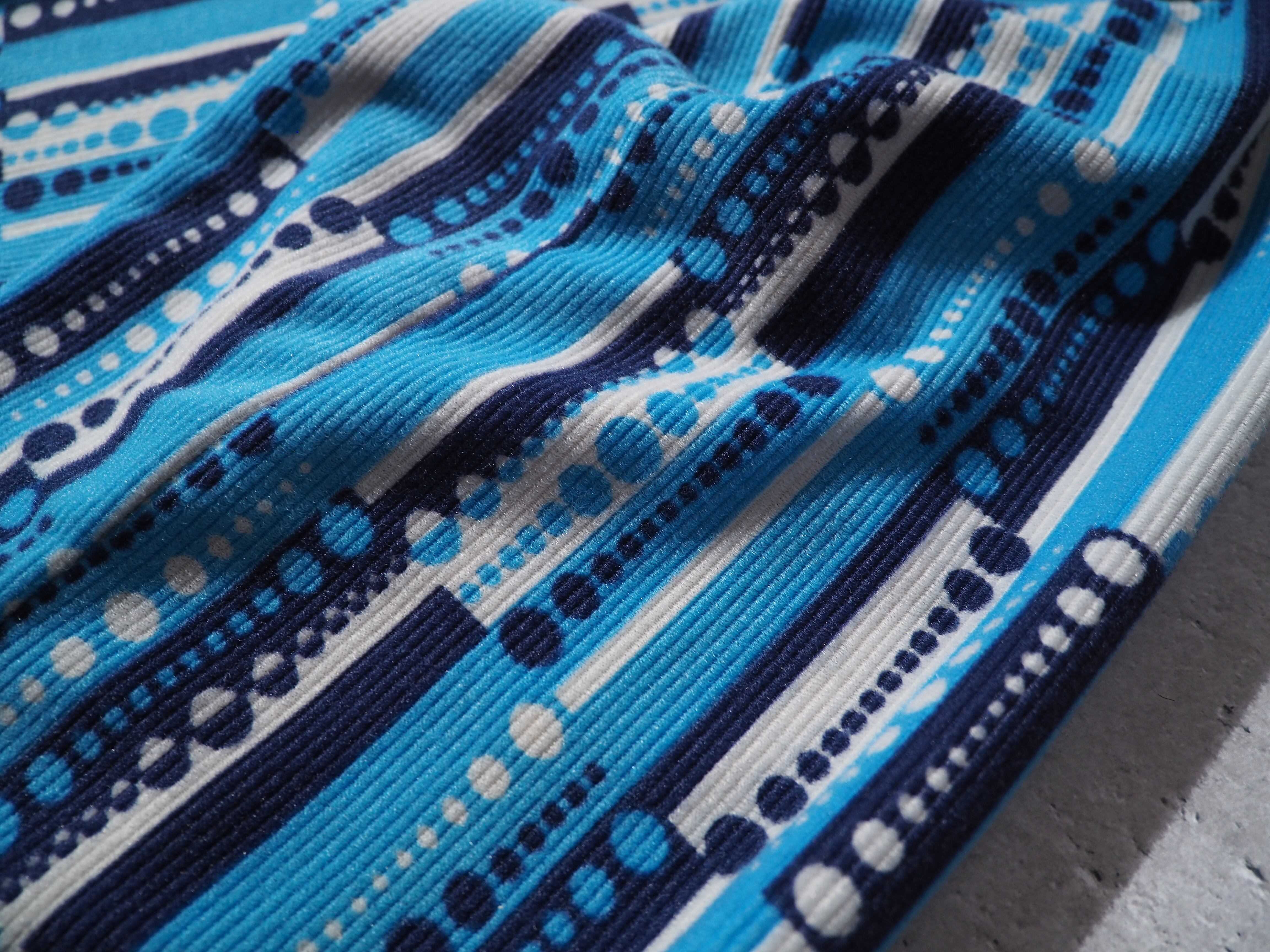 1970 - 80s cold dot line pattern vintage corduroy shirt