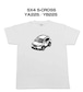 【スズキ SX4 S-CROSS YA22S/YB22S】イラスト入りTシャツ 車好き 納車祝い プレゼント グッズ カスタム【送料無料】