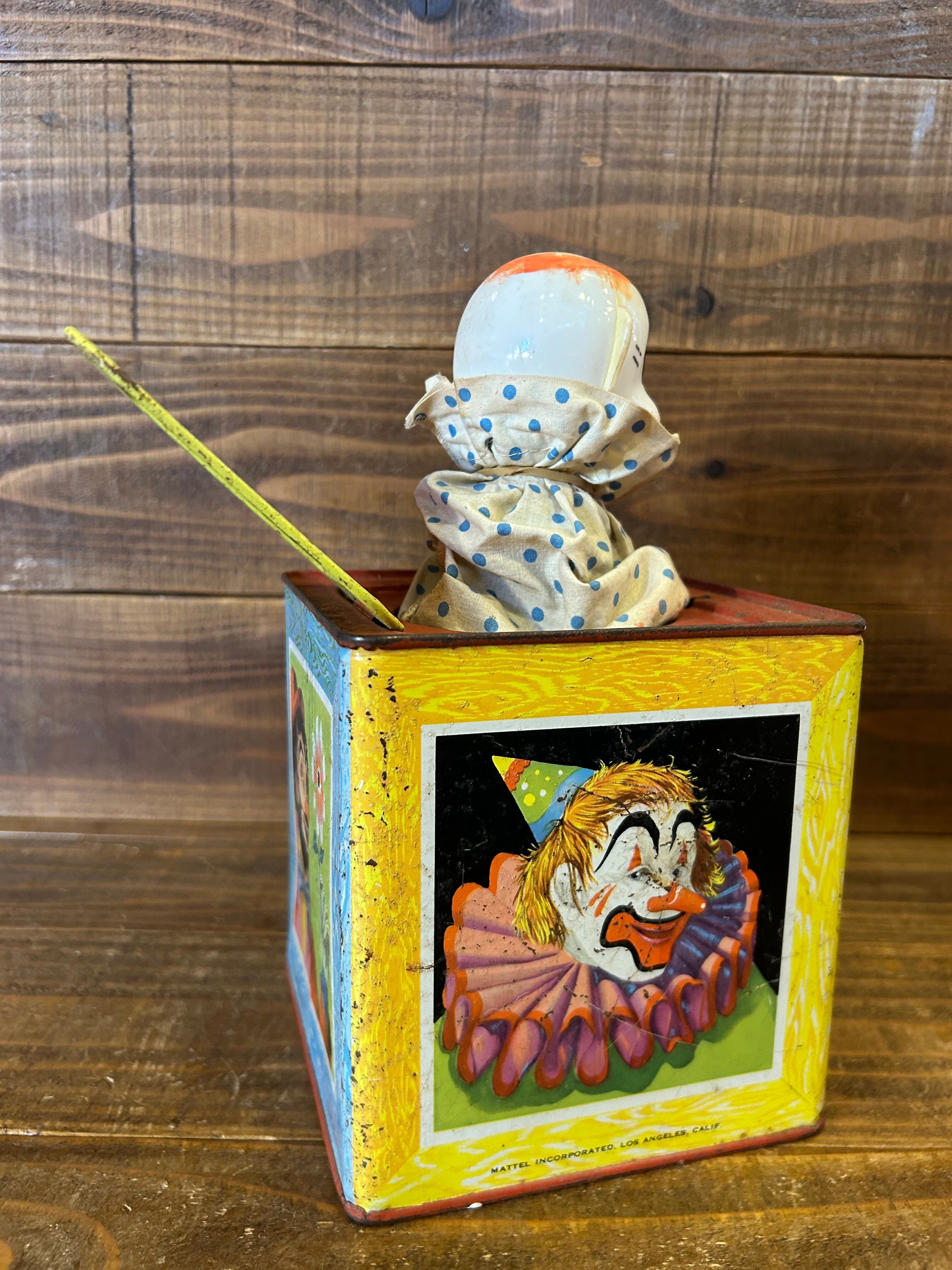Vintage Matty Mattel Jack in the Box''Clown''/ピエロ ジャック