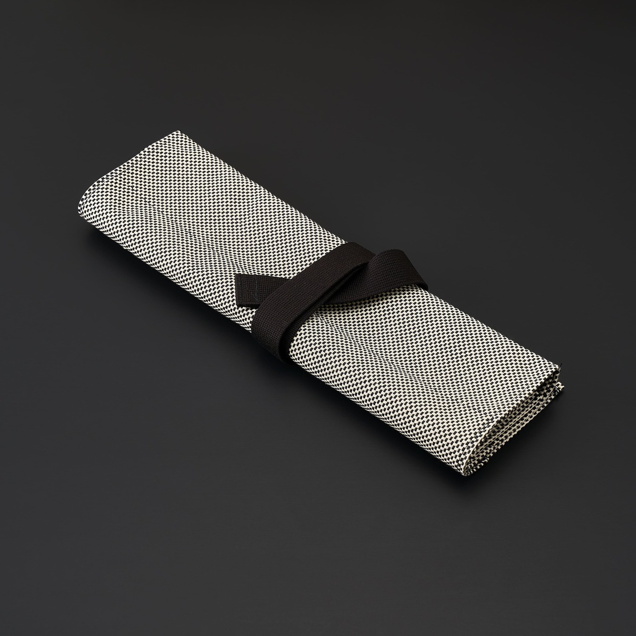 庖斬巴　刺織 -SHIORI-　布巻（組子サヤ用）黒　IK-026