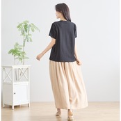 TRUBE キラキラバッグ＆ローズTシャツ【M~L】ブラック