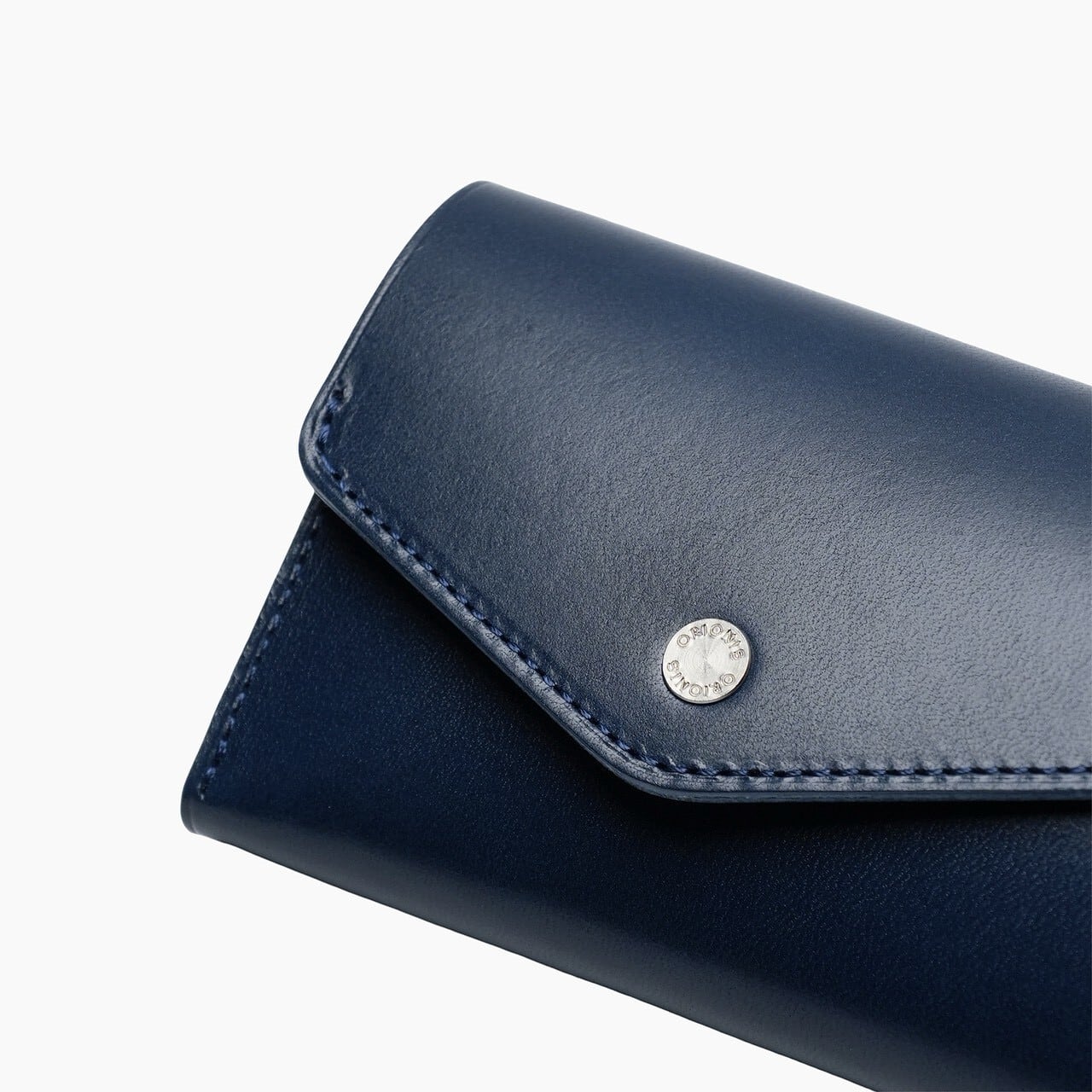 ORIONIS ブラックミニ財布(Compact Trifold Wallet) Compact Trifold Wallet Button | ORIONIS