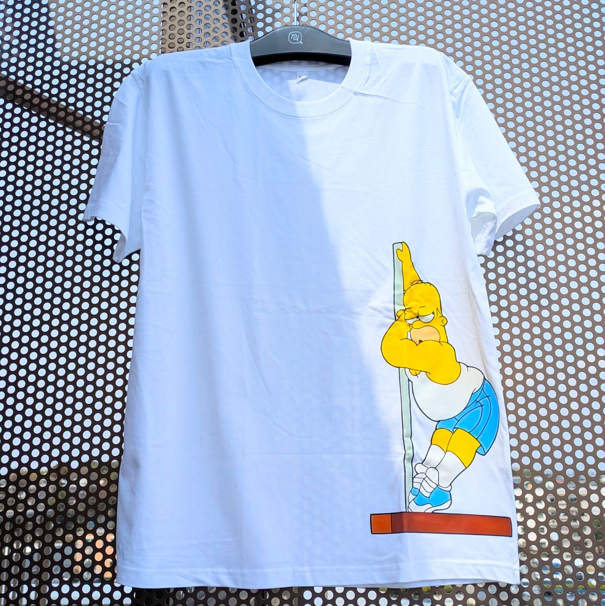 ホーマーとバート グラフィックTシャツ Mサイズ ブラック | ヤマダ 