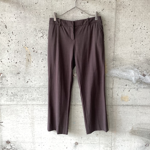 Loro piana brown stretch slacks