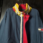 90s TOMMY HILFIGER ナイロンセーリングジャケット ネイビー トミー