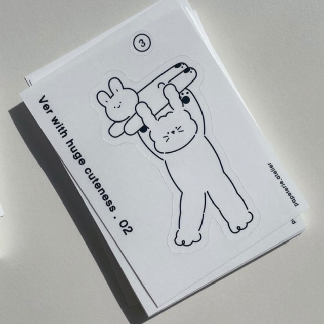 papeterie.atelier 〔ver with huge cuteness 02〕