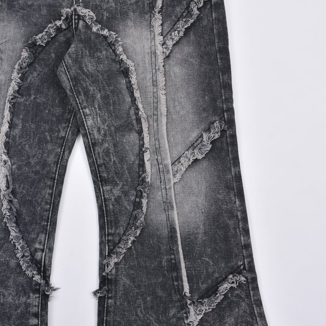 フリンジWASHフレアパンツ | VOLCAN&APHRODITE