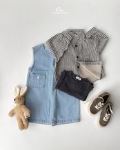 韓国子供服 / ONU / 26Autumn / サイドスリット オーバーオール / 秋服 *12M~XL *