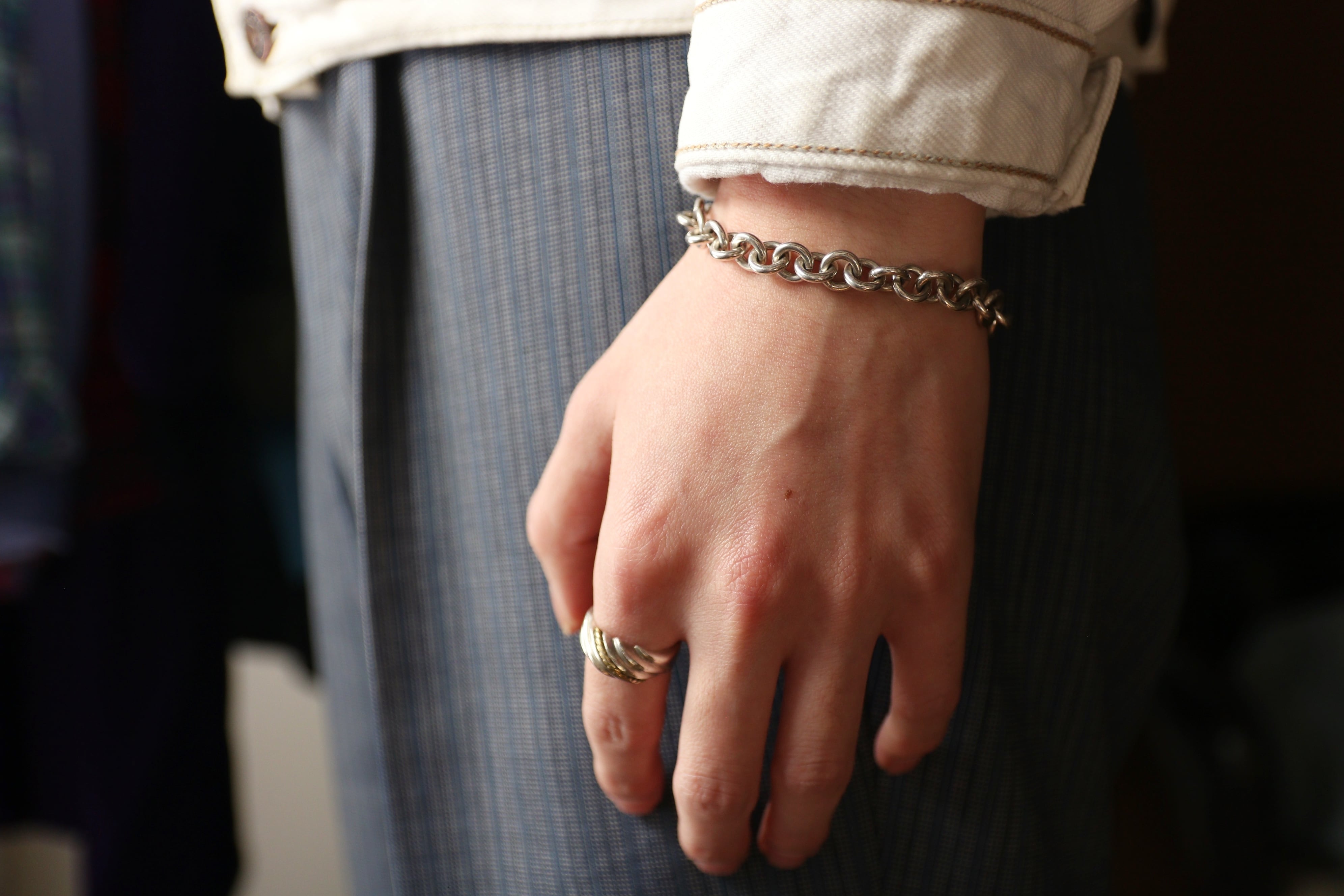 メキシコ製 MEXICO VINTAGE CHAIN ブレスレット SILVER925 | unune