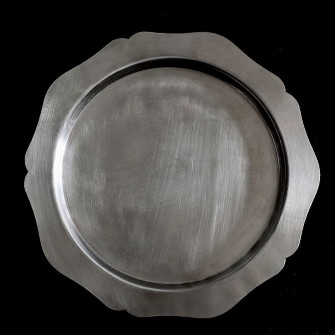 竹俣勇壱　ステンレス 輪花皿 L［2104280000427］