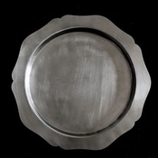 竹俣勇壱　ステンレス 輪花皿 L［2104280000427］