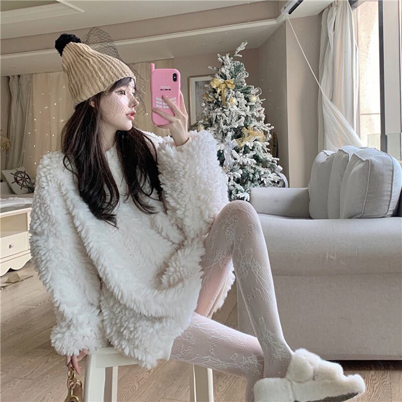 ウールセーター レディースルーズスプリングサマーコート トップス ストリート 春物 夏物 セブンプリンセス62361058904