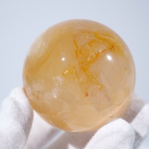 ゴールデンヒーラー イエローヘマタイト ローズクォーツ / スフィア【φ4.5cm】