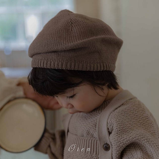 【取寄】oren|blanc knit beret|ブランニットベレー帽|FREE|baby|26 autumn