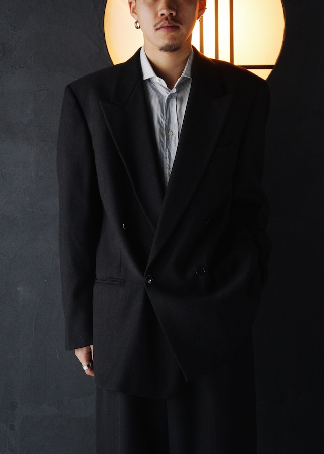 90’s GIORGIO ARMANI wool double breasted tailored jacket