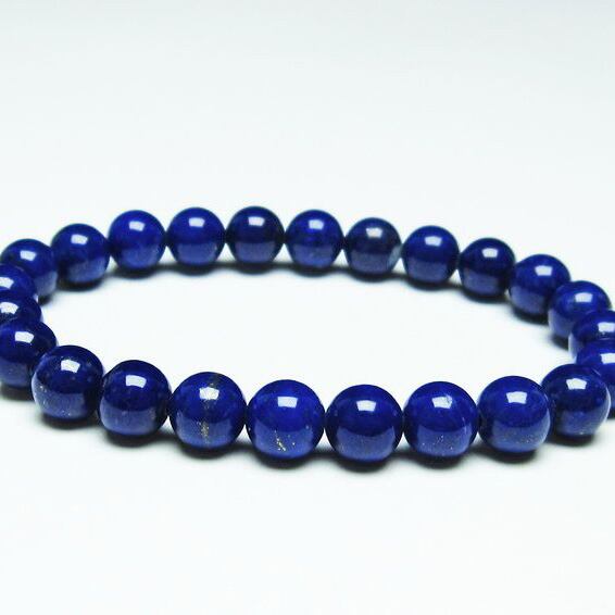 ラピスラズリ ブレスレット 8mm 一点物 おまかせ便 111-31111