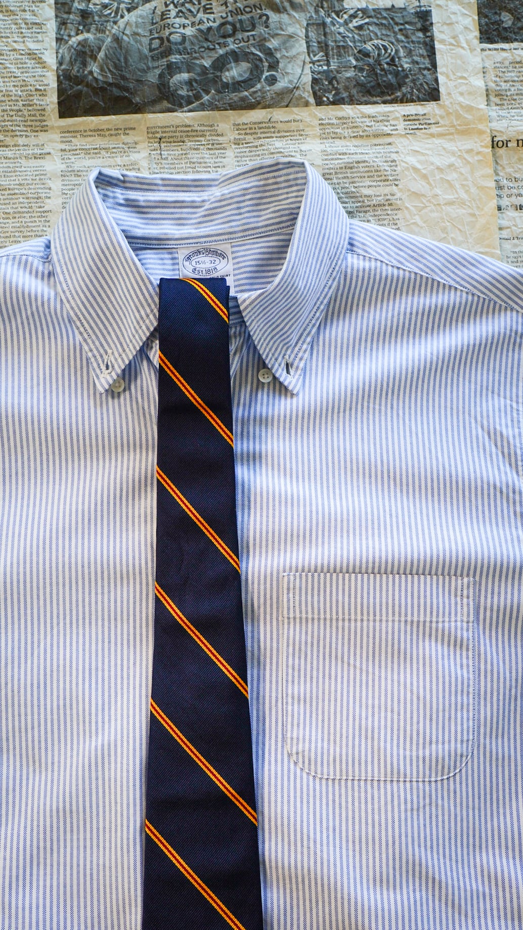 1960s】BROOKS BROTHERS ブルックスブラザーズ レップタイ 《黒タグ