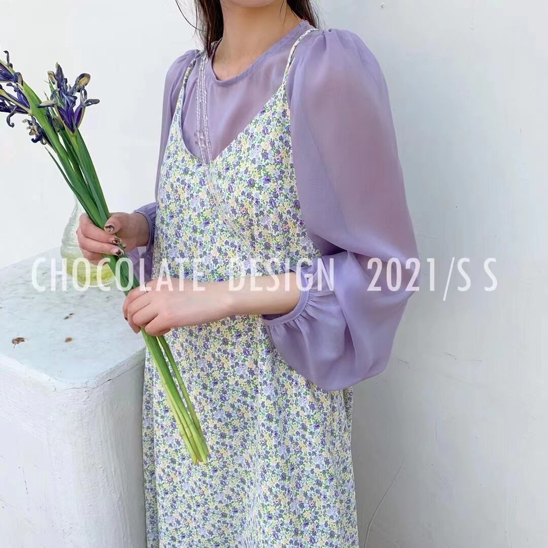 小花柄キャミワンピース  AJ2205-624