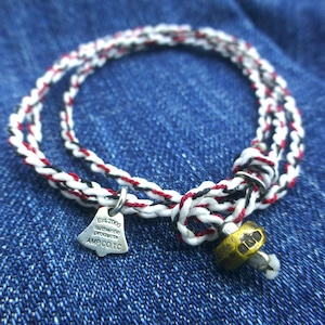 ★amp japan 12AH-300／Yacht Rope Bracelet_WHT