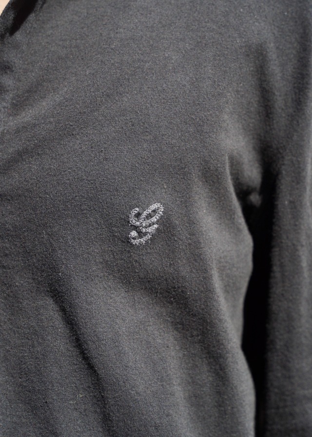 GUCCI 2008 applique cotton long sleeve polo