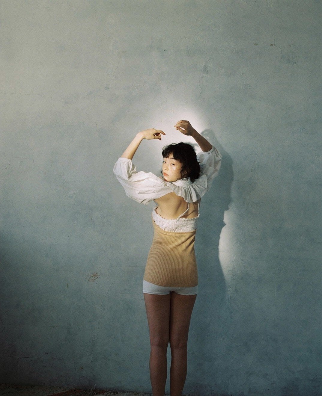 Holder blouse/white | papier.official