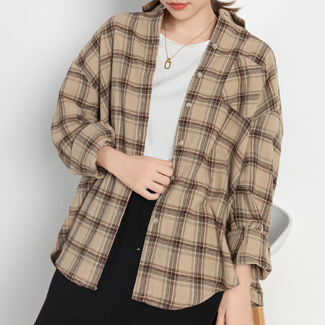 メール便】チェックネルシャツ／tops2035 | DAY CLOSET｜ レディース