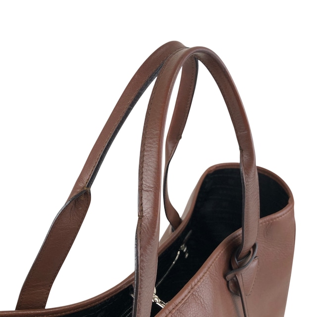LOEWE ロエベ ヘリテージ トートバッグ ブラウン レザー vintage ヴィンテージ オールド 6rmryp