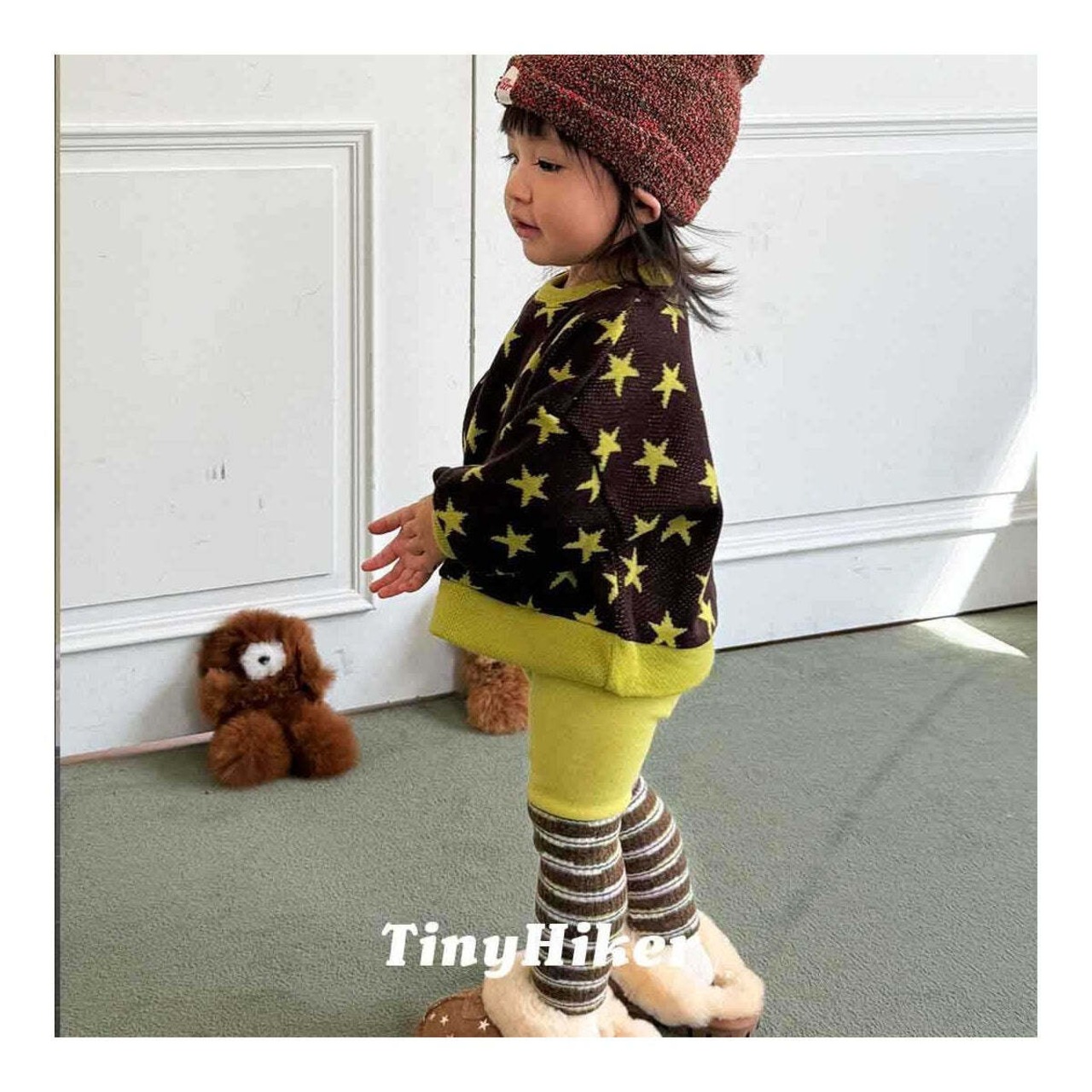 【取寄】Tiny Hiker ユニークミックスレギンス|冬服|韓国子供服