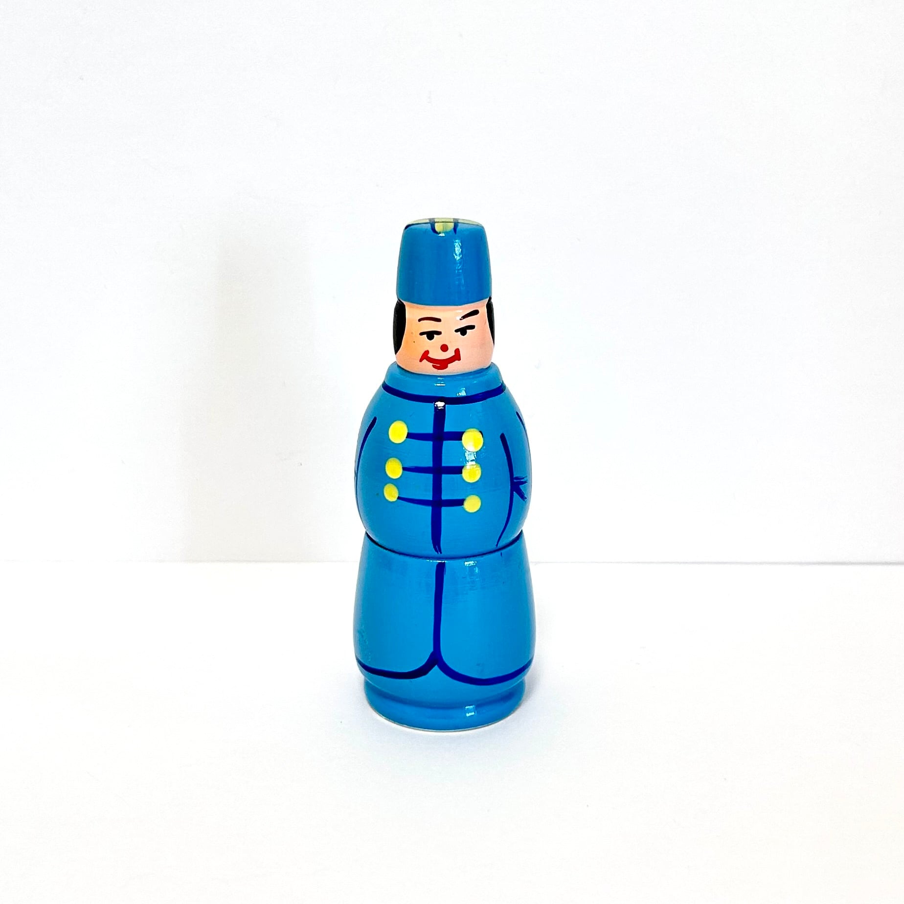 ビンテージ ポーランド マトリョーシカ 15cm 3ピース 「演奏家」