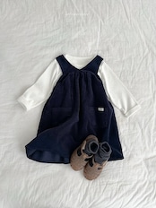 韓国子供服 / Atomeme / 26Autumn / Lily Shirring T / 秋服 *S~XL*