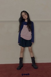 韓国子供服 / growb / ハイネック ノースリーブ / 秋服 *XS~JM*