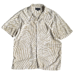 NO BOUNDARIES rayon open collar shirt