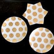 MUMCA 丸谷牧子 作 水玉星小皿 / Dotty Star Plate / 2104400000207