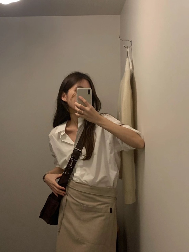 (予約) ounce / Louis cotton shirt 2color