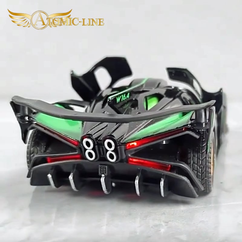 ブガッティ Bolide ボリード 1/32 ミニカー 全4色 ライト点灯 エンジン